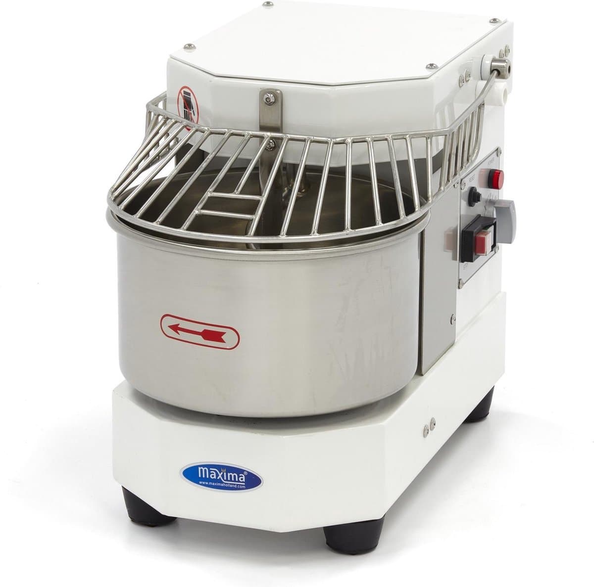 Spiraalkneder - 8 L - 4,5 Kg Deeg - Wit — afbeelding 1