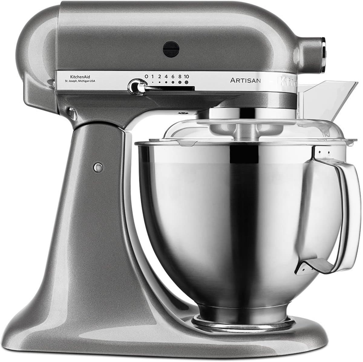 KitchenAid Artisan Serie - Staande Mixer - 300 W - Medaillon Zilver — afbeelding 1
