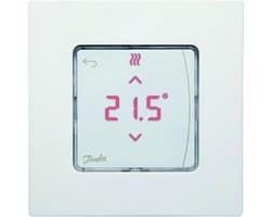 Digitale Opbouw Kamerthermostaat voor Hydraulische Vloerverwarming - Icon Display - Wit