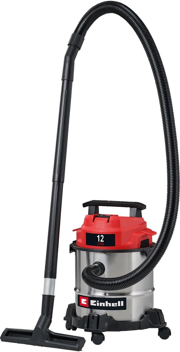 Einhell Elektrische Nat-/Droogzuiger TC-VC 1240 S - 950 W - 180 mbar - 12 L - 1,5 m zuigslang - Incl. diverse accessoires — afbeelding 1