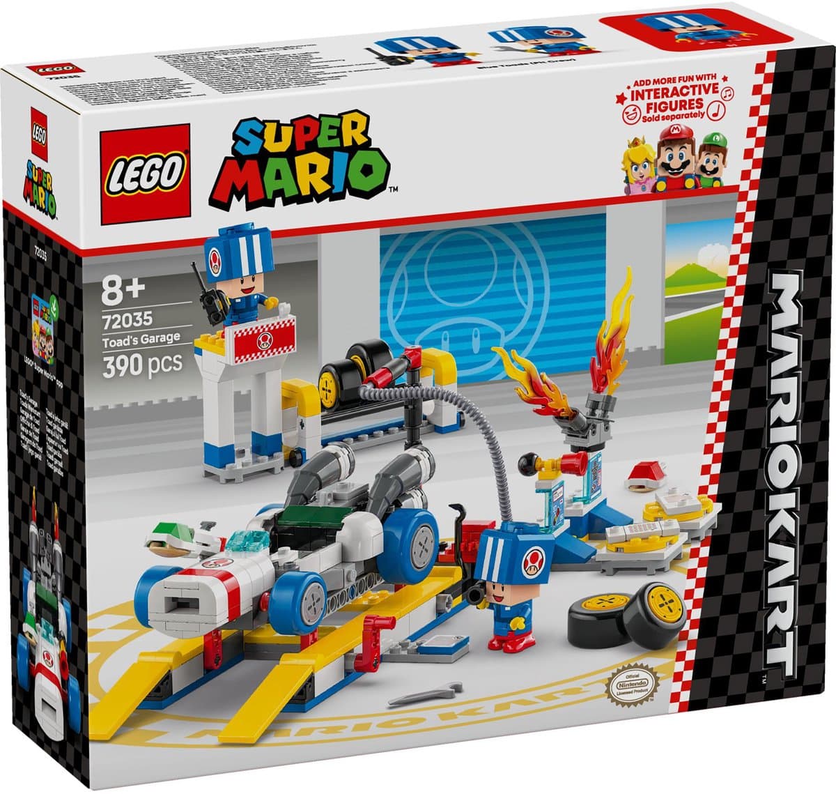 Lego Super Mario 72035 Mario Kart – Toads Garage Bouwstenen — afbeelding 1
