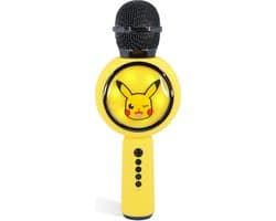 Pokémon - draadloze karaoke microfoon voor kinderen - oplichtend LED display - speaker - met stemeffecten