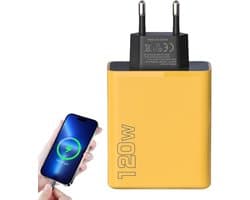 Multi-poort snellaadlader, multipoort USB-oplaadadapter 120W