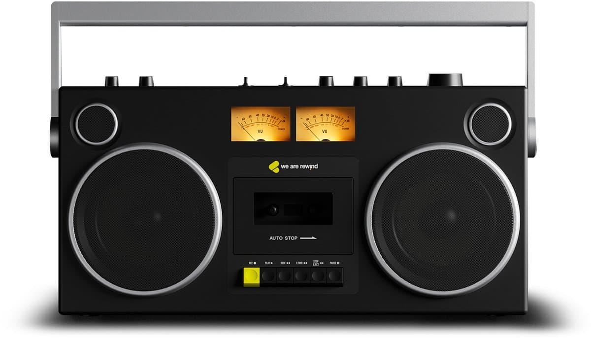 We Are Rewind GB-001 Curtis, draagbare Bluetooth-luidspreker met cassettespeler — afbeelding 1