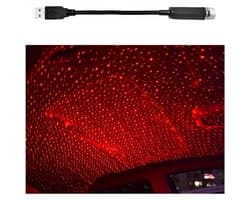 Livé® Sterrenhemel Projector – 360° USB Sfeerlicht met Rode Gloed