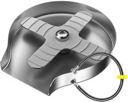 Gootsteenbekerwasser - Glazen spoeler Bekerreiniger - Keuken schoonmaken - Snelle automatische reiniging - 125 cm - Zilver
