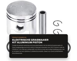Elektrische Grasmaaier Kit - Aluminium Piston - Eenvoudige Installatie - 40mm - Vervanging voor 43CC Motoren - Geschikt voor CG430 TL43