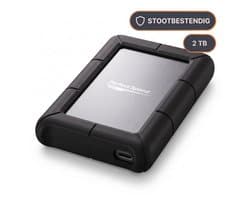 Perfect Speed Externe HDD 2TB - USB 3.2 - 1600 Mbps (200 MBps) - Schokbestendig - USB C