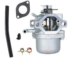Carburateur geschikt voor grasmaaier 590399, geschikt voor Briggs & Stratton 590399 796077, geschikt voor Nikki 799245, geschikt voor 21A707 21A977, inclusief pakking en brandstofleiding.