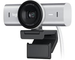 Logitech MX Brio - Webcam - 4K Ultra HD - 1080p/60fps - USB C - Pale Grey