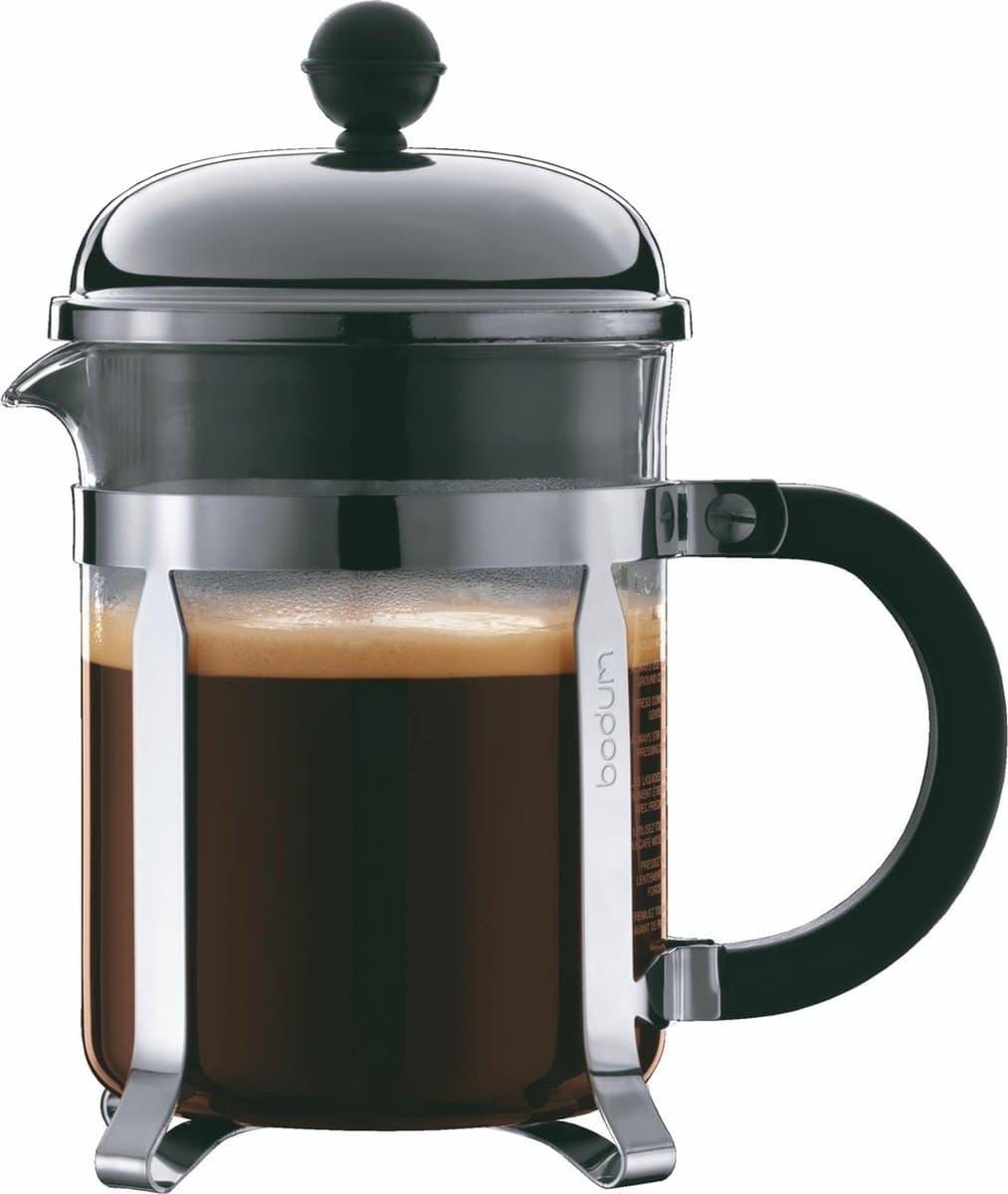 Bodum Cafetiere Chambord RVS Zwart 500 ml — afbeelding 1