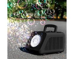 MikaMax Bubble Machine - Automatische Bellenblaasmachine met 20 Gaten, LED Licht en 2 Snelheden