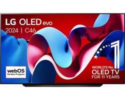 LG C4 OLED83C46LA - 83 inch - 4K OLED Evo - 2024 - Smart TV