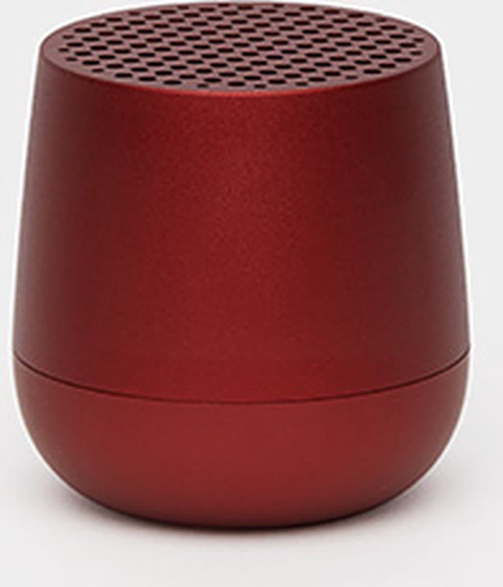 Lexon Design MINO + Recheargable TWS Speaker - Dark Red — afbeelding 1