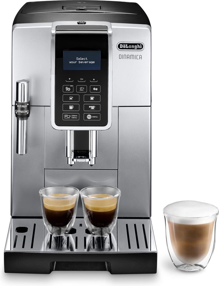 De'Longhi Dinamica ECAM350.35.SB - Volautomatische espressomachine - Zilver — afbeelding 1