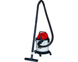 Einhell Elektrische Nat-/Droogzuiger TC-VC 1820 SA - 1250 W - 180 mbar - 20 L - 3-delige kunststof buis - 150 cm zuigslang - Schuimrubberen filter - Automaat-aansluiting