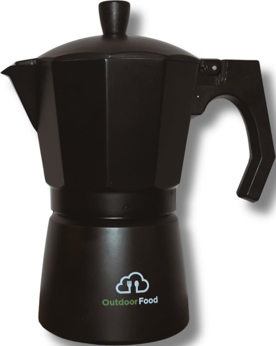 Outdoor Food - Percolator - 6 cups - Mat Zwart — afbeelding 1