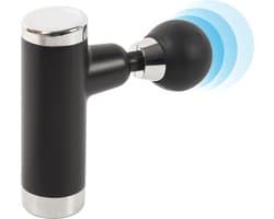 Mini Massage Gun - 4 Hoofden & 6 Instellingen - Mini Massagegun - Zwart