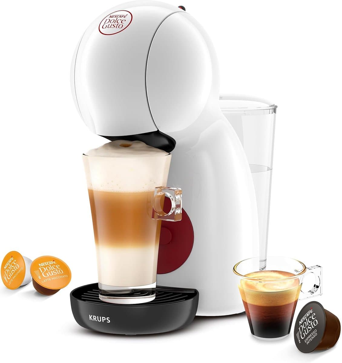 Krups NESCAFÉ Dolce Gusto Piccolo XS KP1A31 - Koffiecupmachine - Wit - Compact - Energiezuinig - Voor Dolce Gusto Cups — afbeelding 1