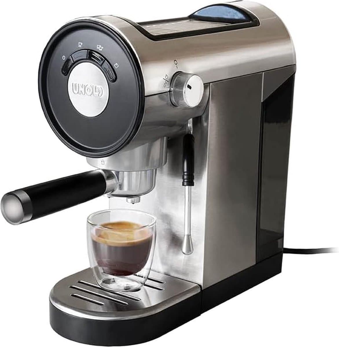Unold PICCOPRESSO 28636 Espressomachine, roestvrij staal, voor 1-2 kopjes, espresso — afbeelding 1
