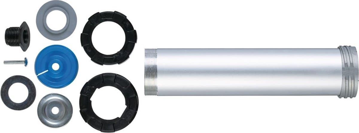 Milwaukee 4932352844 310 ml aluminium worstenbuisvat. Accepteert standaard 310 ml worststijl materiaalverpakkingen en 380 ml patronen. Vereist zuigerstang 49520660 CGun 400 ml alum P1M — afbeelding 1