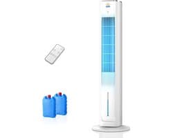 DnA® Airco Zonder Afvoerslang - Mobile Airco - Aircooler - Energy Class A++ - 3L Water Tank - Wit - 29cm x 29cm x 98cm
