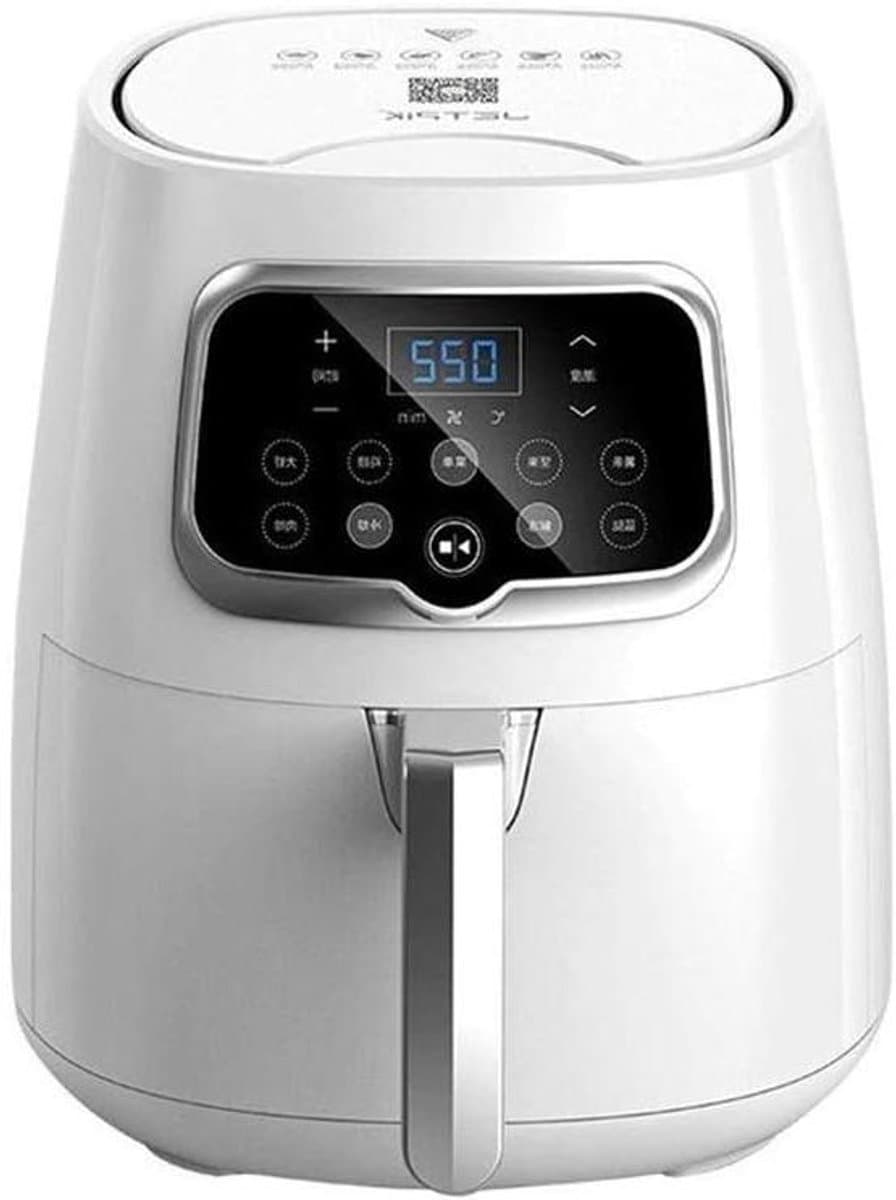 Huishoudelijke Luchtfriteuse - Mini Oven - Gezond Koken - Meerdere Potten - 4.5 Liter - Wit — afbeelding 1