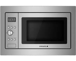 Geïntegreerde Magnetron - Inbouw Magnetron Grill - Snel Eten Bereiden - Roestvrij Staal Interieur - 20 Liter - Grijs
