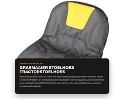 Dailygoods- Grasmaaier Stoelhoes Antislip - Tractorstoelhoes - Slijtvaste Oxford-stof - Ademend - Eenvoudig te installeren - Bescherming voor zitmaaier