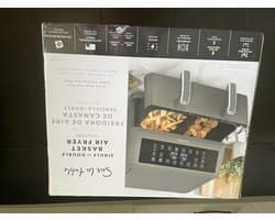 Digitale Airfryer met Dubbele Mand - 10.4 Liter - Antiaanbaklaag