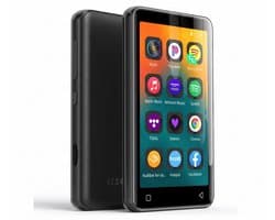 MP3-speler met Bluetooth en Wifi 80GB - Kindvriendelijke Muziekspeler met Spotify (Kids), Audible & Ouderlijk Toezicht - 4 Inch Touchscreen - Zwart