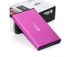 Externe Harde Schijf - Draagbare Opslag - Bestanden Opslaan - Supersnelle USB 3.0 - 160 GB - Roze