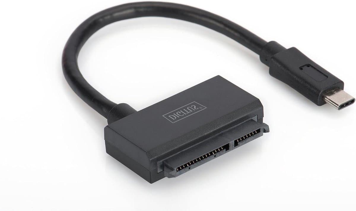 Adapterkabel - Type C naar SATA - Schijven Koppelen - Snelle Data Overdracht - Tot 5 TB - Zwart — afbeelding 1