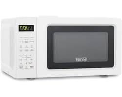 Magnetron met Kookplaat - Compacte Oven - Snel Eten Bereiden - Digitale Timer - 0.7 CU - Wit