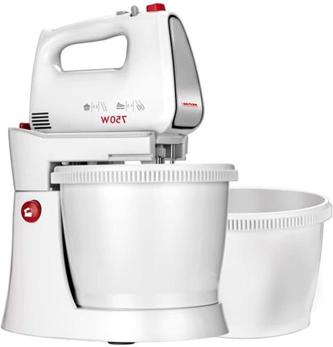 Staande Mixer - Keukenmachine - Bakken en Koken - 5 Snelheden - 3 Liter Kom - Zwart — afbeelding 1