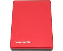 Draagbare Harde Schijf - Externe Opslag - Bestanden Opslaan - Automatische Slaapstand - 160G - Rood