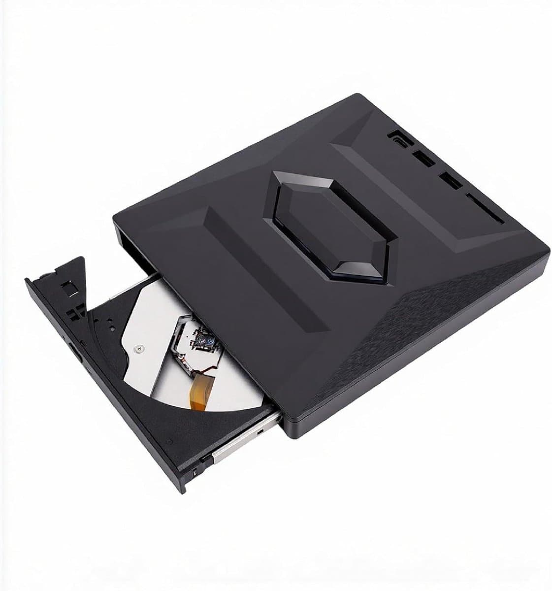 Externe Blu-ray Drive - CD DVD Brander - Data Archiveren - USB 3.0 Type C - 12 cm - Zwart — afbeelding 1