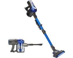 Draadloze Stofzuiger - Hand- en steel - Efficiënt Schoonmaken - Lichtgewicht Ontwerp - 40 Min Looptijd - Blauw