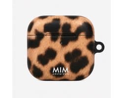 MIM Amsterdam - Proud Panther - Geschikt voor AirPods 4 - AirPod hoesje - Panterprint - AirPod hoesje met Panterprint - Shockproof- Cover voor AirPods - Tiktok viral AirPod case