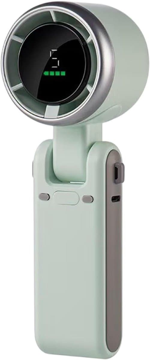 Draagbare ventilator, mini oplaadbare ventilator, kleine stille turboventilator met instelbare snelheid, koelventilator voor kamperen, sporten en reizen (C) — afbeelding 1