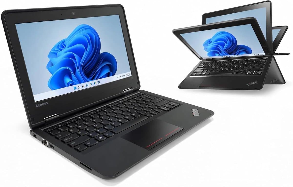 Lenovo Yoga 11E - Intel Core M3-7Y30- 8 GB - 256 GB SSD - 11.6 inch - Windows 11 - Laptop en tablet in 1 - QWERTY — afbeelding 1