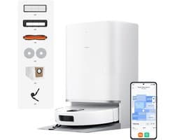 Xiaomi Robot Vacuum 5 | Robotstofzuiger | 20000Pa zuigkracht | Dweilfunctie | Slimme navigatie | Zelfreinigend station | App bediening
