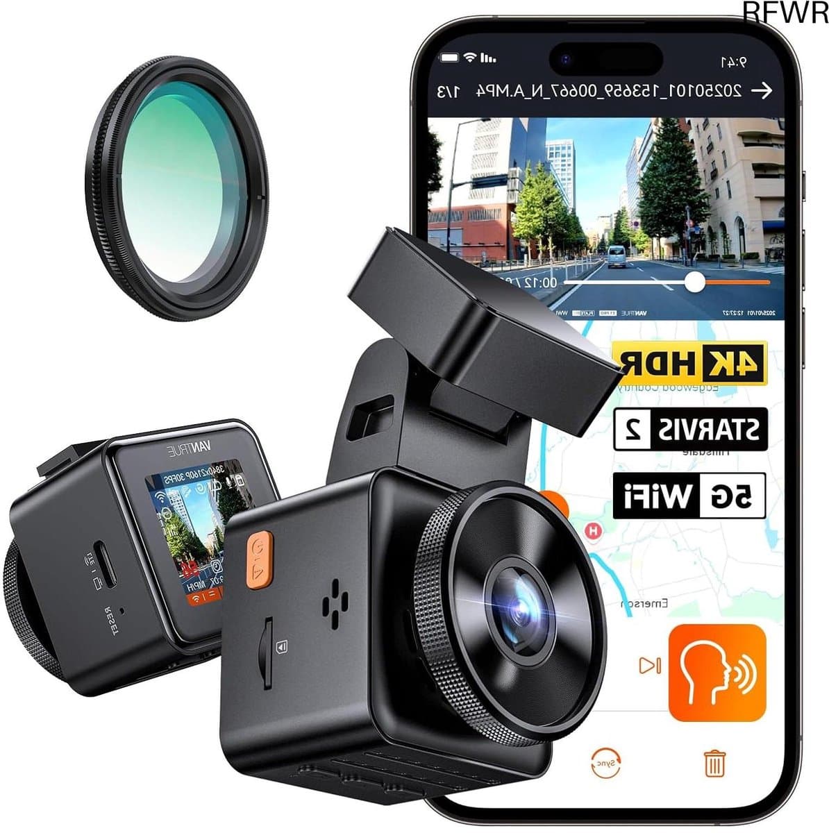 Mini Auto Camera - Rijcamera Recorder - Veilige Rit Registratie - 4K Beeldkwaliteit - 1.54 Inch Scherm - Zwart — afbeelding 1