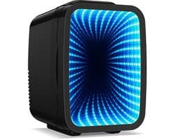 Mini koelkast 4L – Stille mini fridge met RGB-verlichting – Koelen & warmhouden – Voor 6 blikjes – AC/DC draagbare koelkast voor gaming, kantoor, auto & huidverzorging