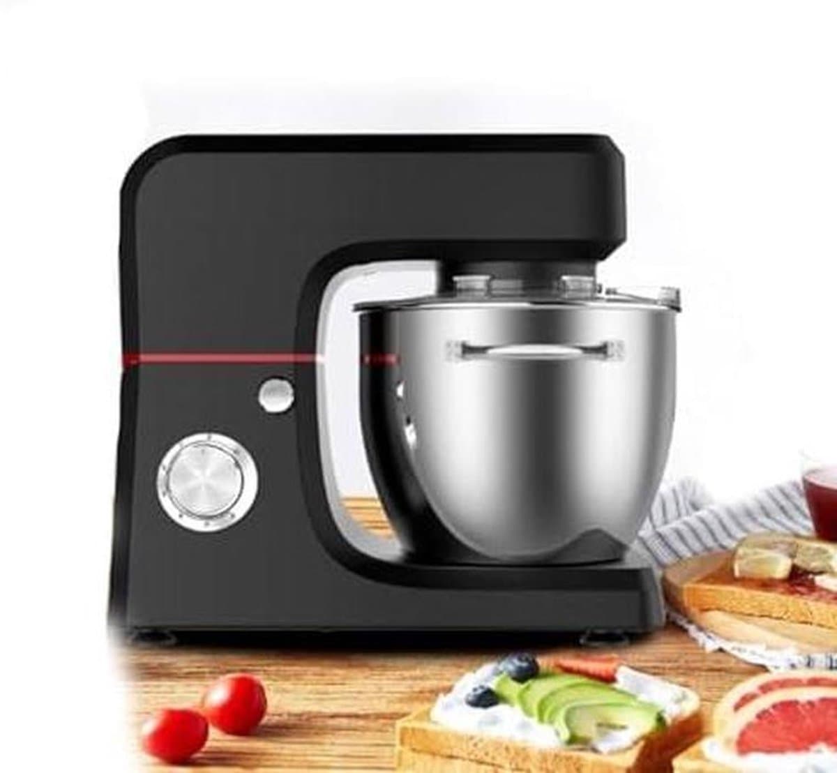Keukenmixer - Deegmachine - Bakken Thuis - Krachtige 1800W Motor - 10 Liter Kom - Zilver — afbeelding 1