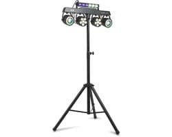 Feestverlichting op statief - BeamZ CLS NesoUV partybar - Discolampen - DMX en muziekmodus - RGBW-UV