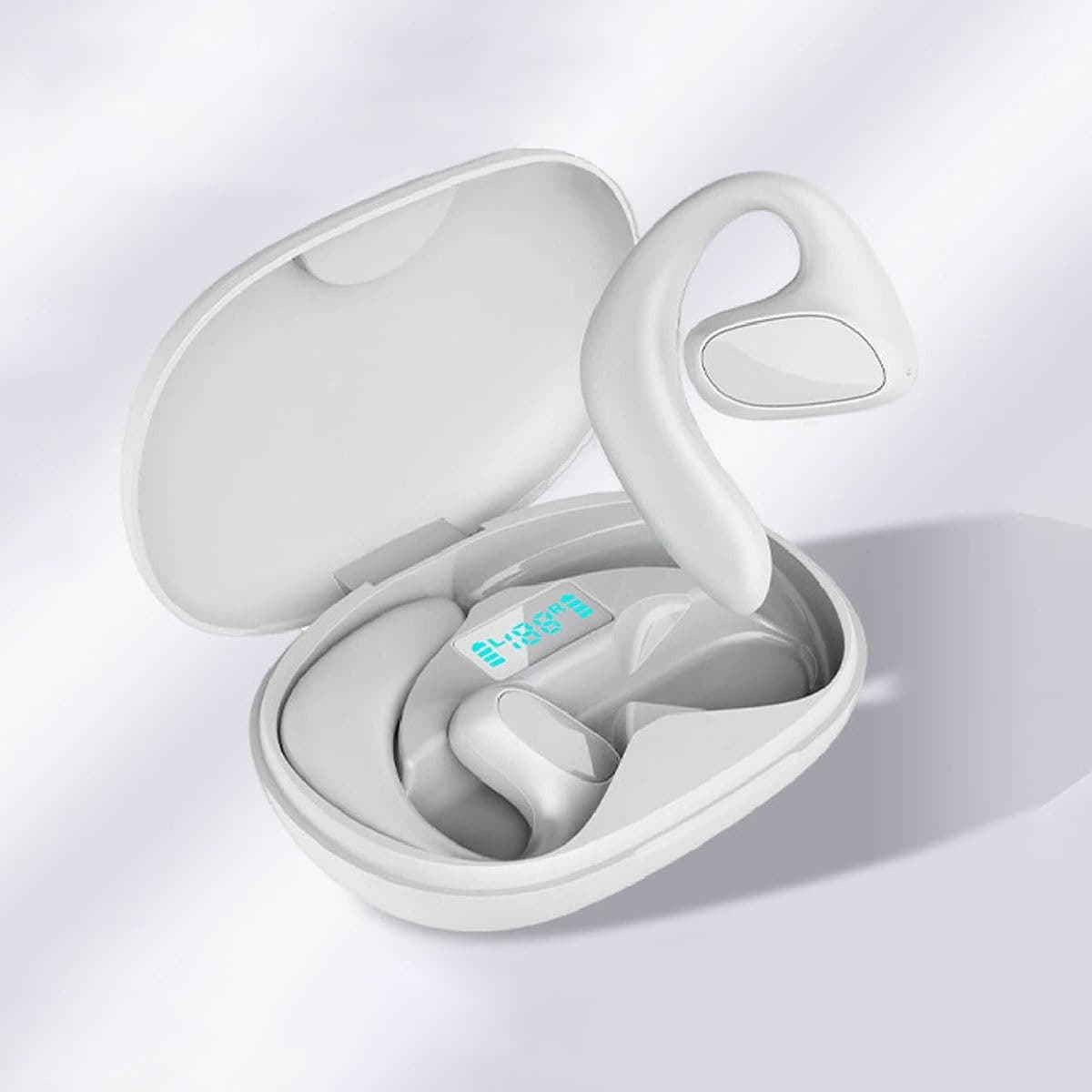 draadloze hoofdtelefoon - Wit - AI Vertaalcomputer - AI-vertaling oordopjes Real Time - 144 Talen Real-Time Vertaling - Bluetooth-headset - Translator - AI Vertaler - translator earbuds - Draagbaar — afbeelding 1
