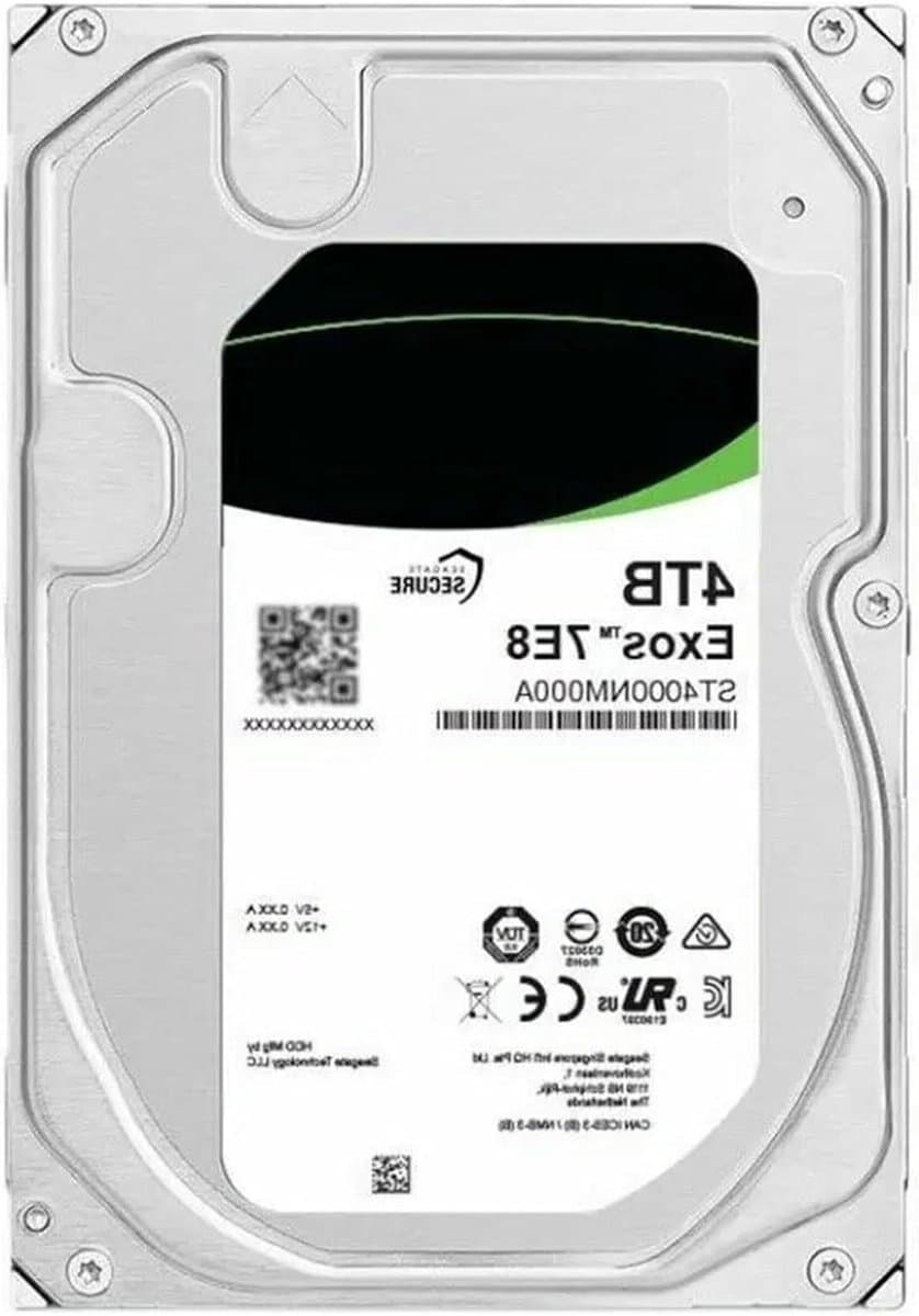NAS Harde Schijf - Opslag Schijf - Data Opslag - Hoge Snelheid - 4 TB - Zilver — afbeelding 1