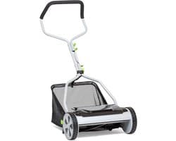 YOR® Grasmaaier Handmatig – Grasmaaier Accu - Grastrimmer - Grijs - 53cm x 43cm x 26cm