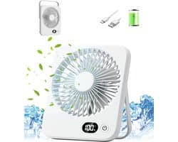 KZQ Mini Ventilator Voor Huisdierendrager Rugzak En Luchtkoepel Rugzak - Geschikt Voor Katten En Honden - Goedgekeurd Voor Vliegreizen - Voor Reizen Wandelen En Buiten - Wit